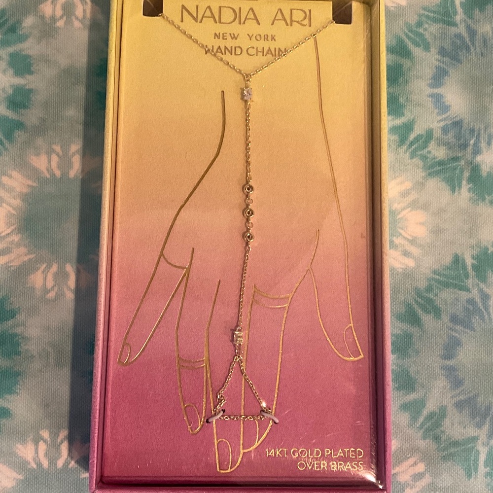 Nadia Ari Hand Chain Bracelet  NWOT